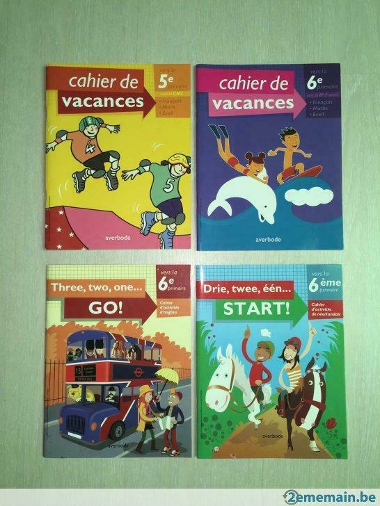 4 cahiers de vacances - vers la 5e/6e primaire, Enlèvement ou Envoi, Utilisé