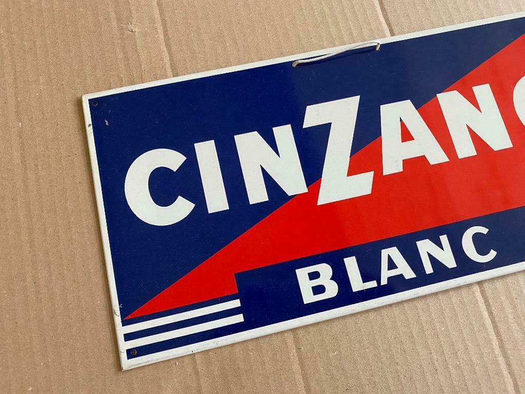 plaque CINZANO 1956, Collections, Marques & Objets publicitaires, Enlèvement ou Envoi