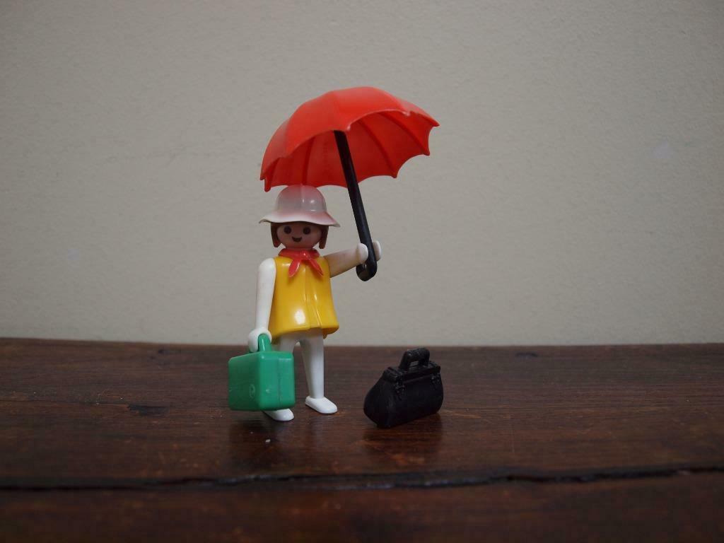 Playmobil 3322x - Voyageuse (rareté années 1970), Enfants & Bébés, Enlèvement ou Envoi, Utilisé, Ensemble complet