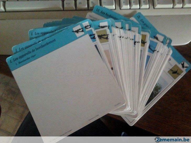 Fiches avions et hélicoptères, Collections, Enlèvement ou Envoi, Utilisé