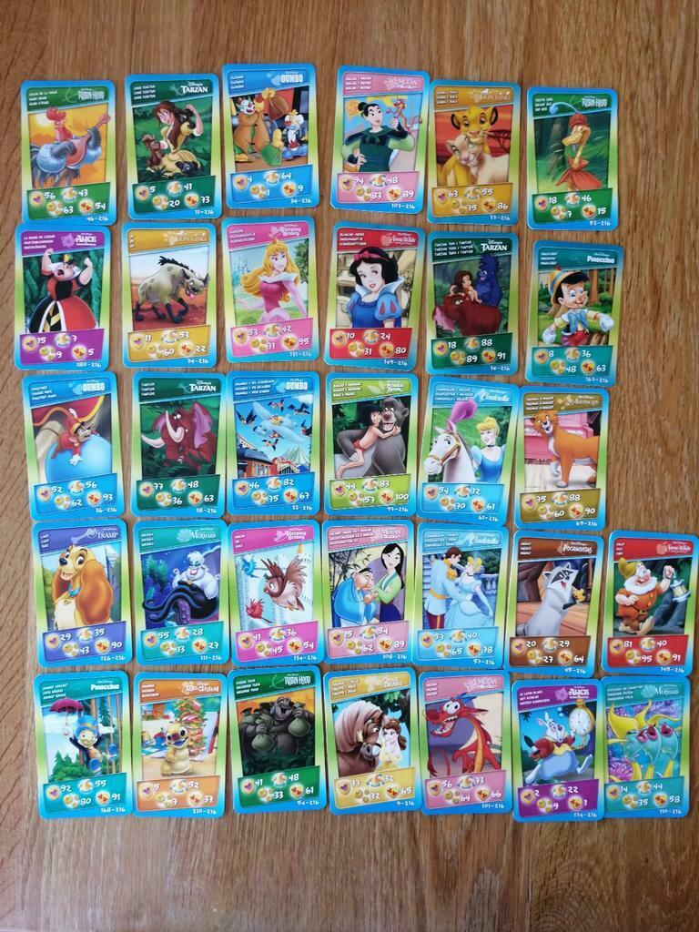 Lot de cartes Disney, Collections, Actions de supermarché, Autres supermarchés, Enlèvement ou Envoi