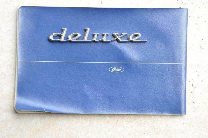 Ford Consul Corsair deluxe 1965 - origineel embleem "deluxe", Verzenden, Gebruikt, Ford