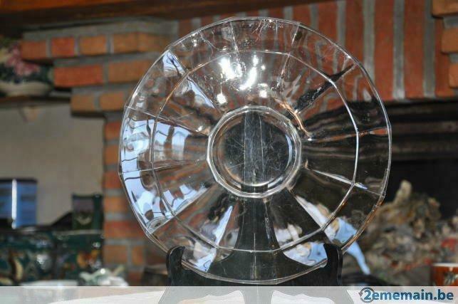 plat a tarte en verre 12 parts, Enlèvement ou Envoi