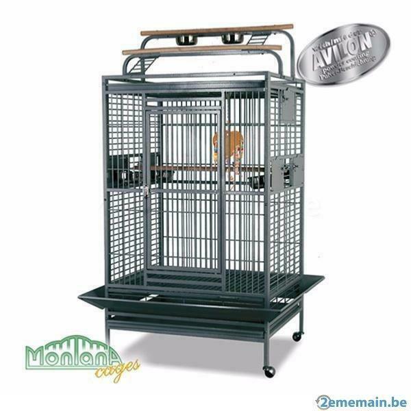 Voliere perroquet cage perroquet XXL ara amazone gabon, Envoi, Neuf