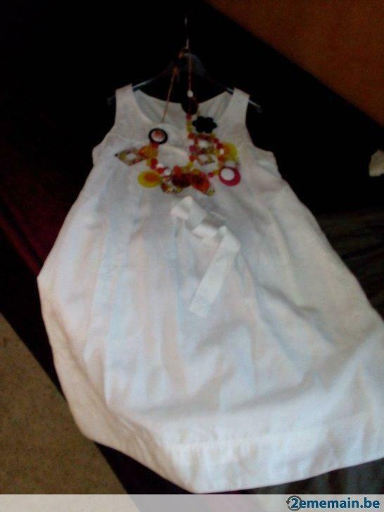 Cop Copine-Robe blanche modèle Velvet-T.36-brodée ton / ton, Vêtements | Femmes, Enlèvement ou Envoi, Porté