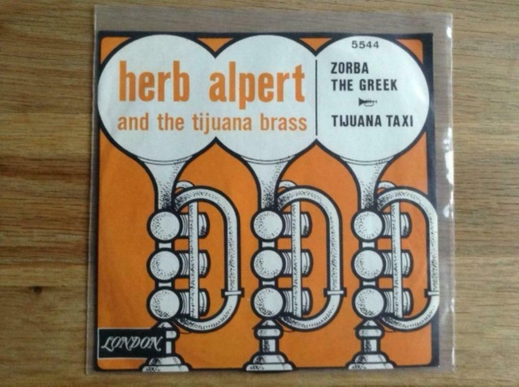 single herb alpert, Cd's en Dvd's, Vinyl Singles, Single, Overige genres, 7 inch, Ophalen of Verzenden
