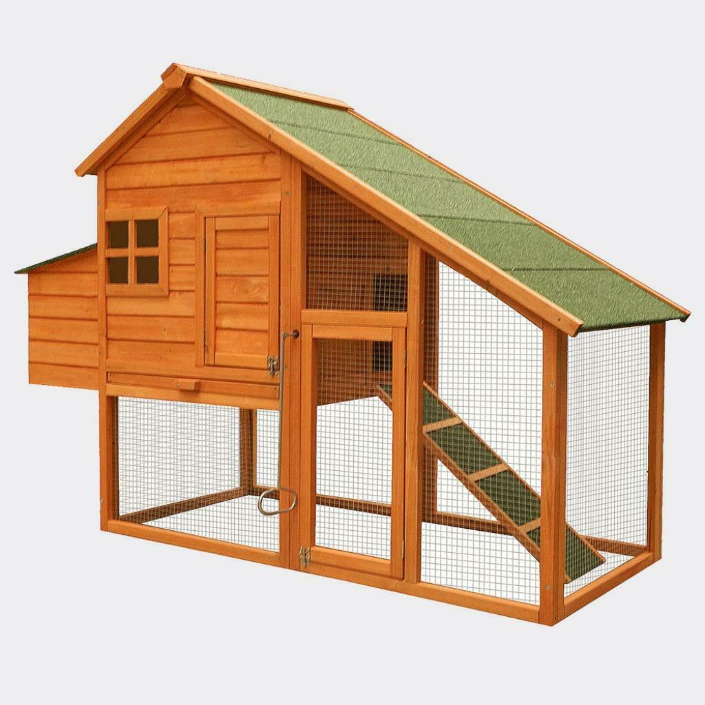 Poulailler XXL poules maison poule clapier coq abri poules, Envoi, Neuf, Poulailler