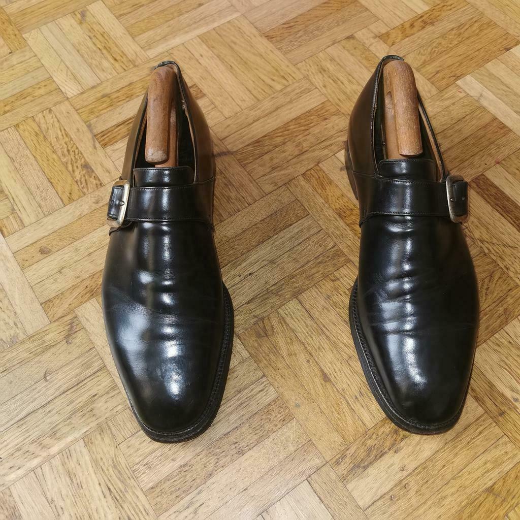 Mocassins à boucles church's, Enlèvement, Porté, Noir