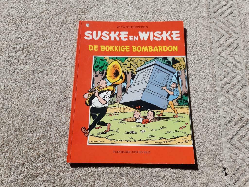 Suske en Wiske.160.De bokkige bombardon., Eén stripboek, Ophalen of Verzenden, Gelezen