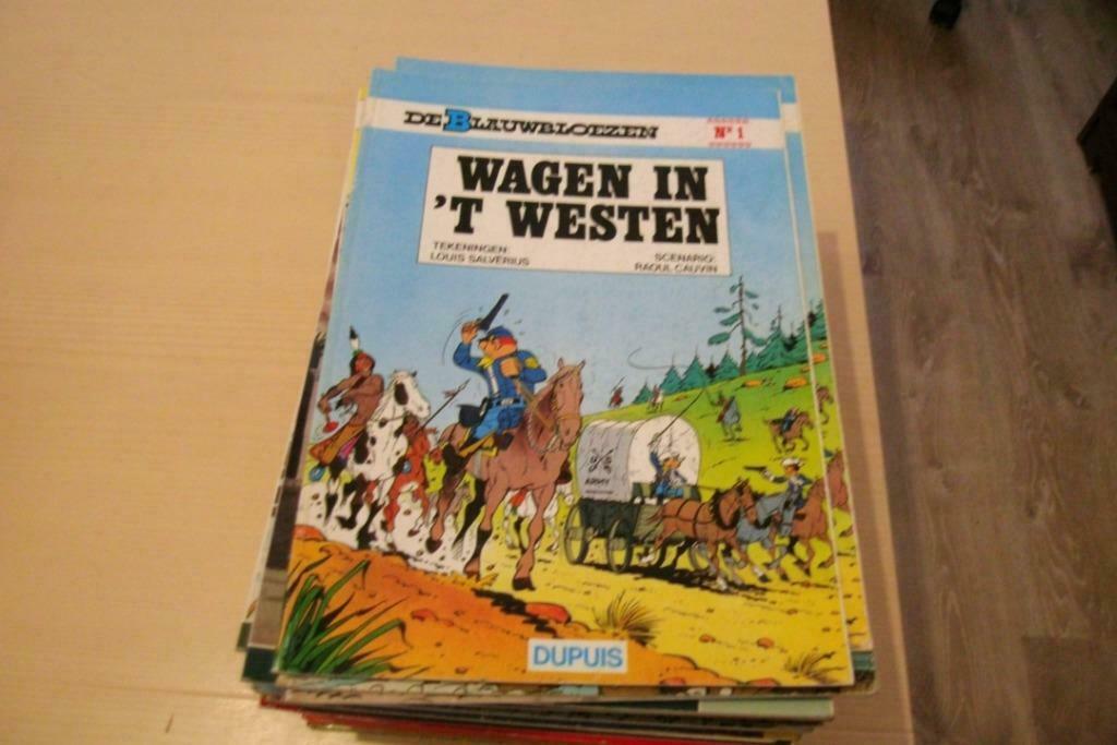 de blauwbloezen   3 strips apart te verkrijgen, Meerdere stripboeken, Ophalen of Verzenden, Zo goed als nieuw