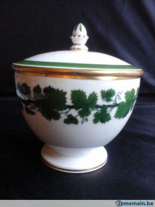 Een Duitse suikerpot in Meissen porselein, Antiek en Kunst, Ophalen of Verzenden