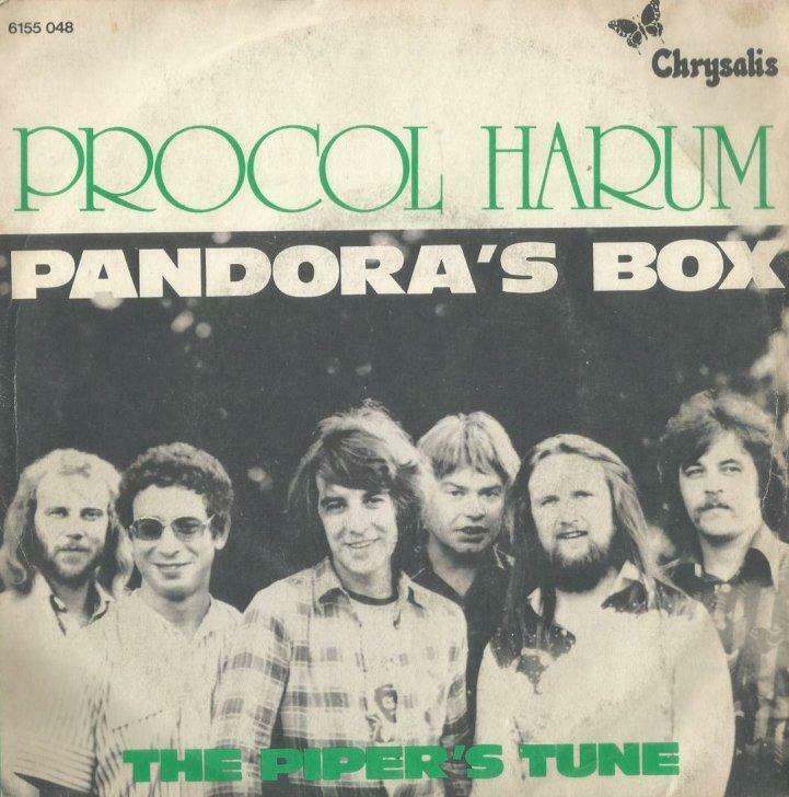 Procol Harum – Pandora’s box / The Piper’s Tune - Single, Enlèvement ou Envoi, Utilisé