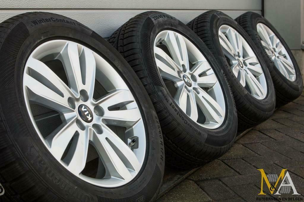 17 INCH ORIGINELE KIA SPORTAGE WINTERBANDEN WINTERSET, Pneus et Jantes, Enlèvement ou Envoi, Véhicule de tourisme, Pneus été