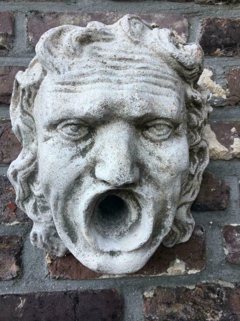 fontein /waterspuwer Griekse SATER / MEDUSA, Ophalen of Verzenden