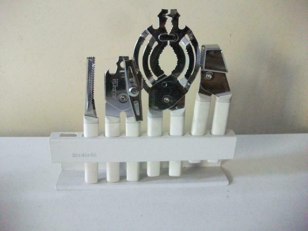 Support mural Brabantia métal pour ouvre-boîte, lookpers,..., Envoi, Comme neuf