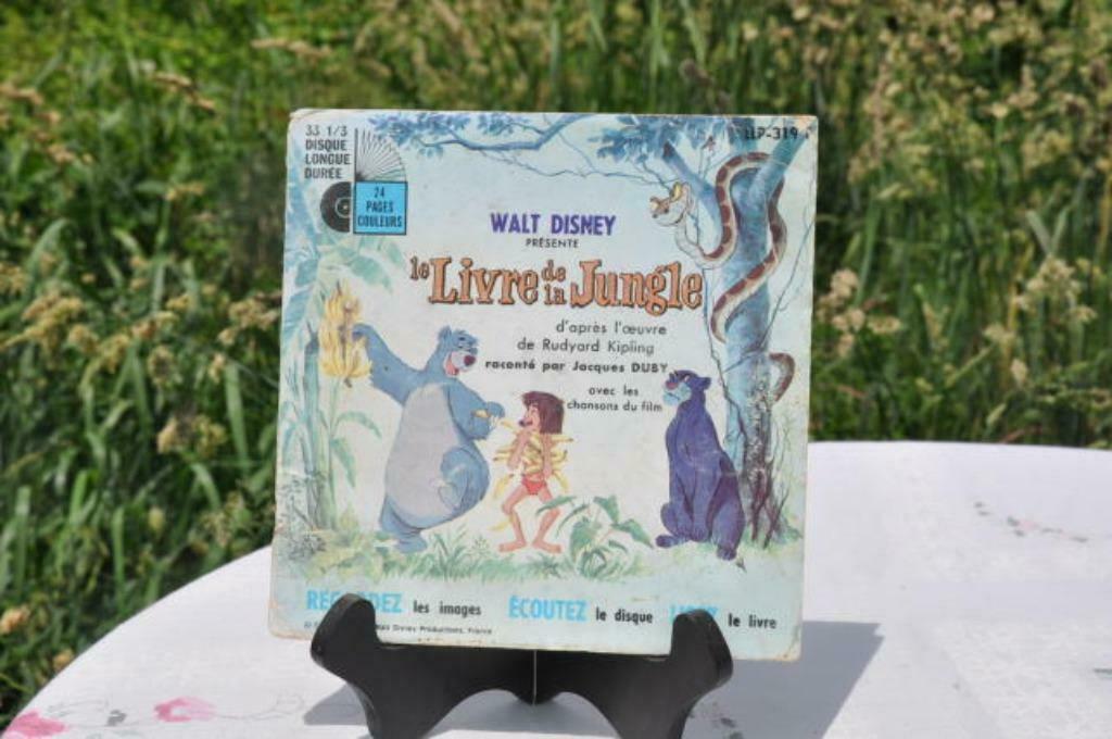 §  livre disque 33 1/3 tours 1968 le livre de la jungle, Collections, Enlèvement ou Envoi, Utilisé