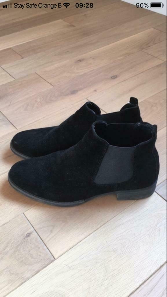 Enkellaarsjes Cypres (maat 38), Ophalen of Verzenden, Zo goed als nieuw, Zwart, Lage of Enkellaarzen