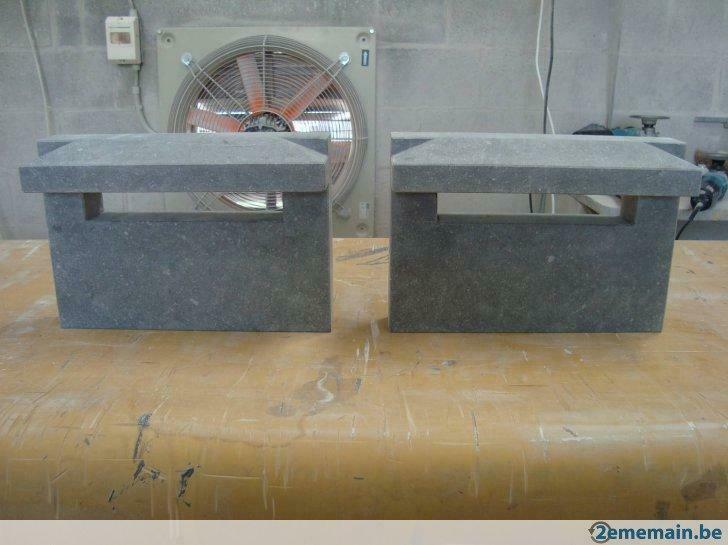 Boîte aux lettres en pierre bleue belge, Jardin & Terrasse, Neuf, Encastré, Pierre, Enlèvement