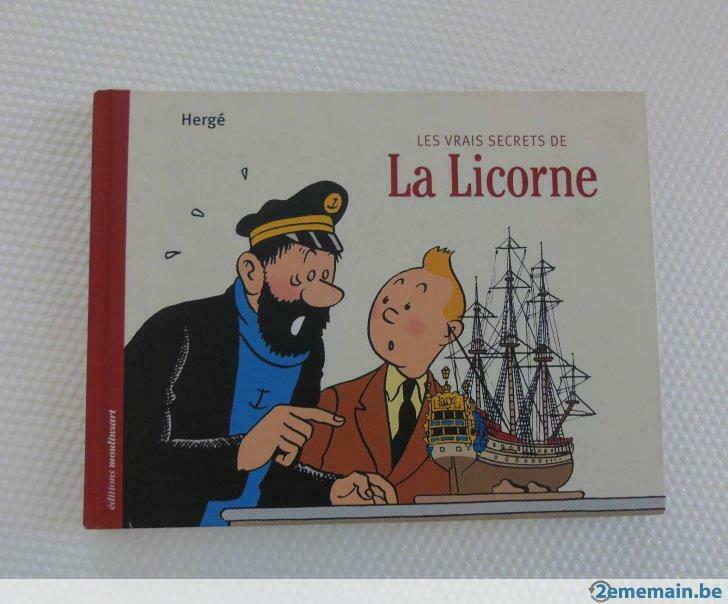 TINTIN -  Les Vrais Secrets de La Licorne -  Comme neuf !, Enlèvement ou Envoi, Utilisé