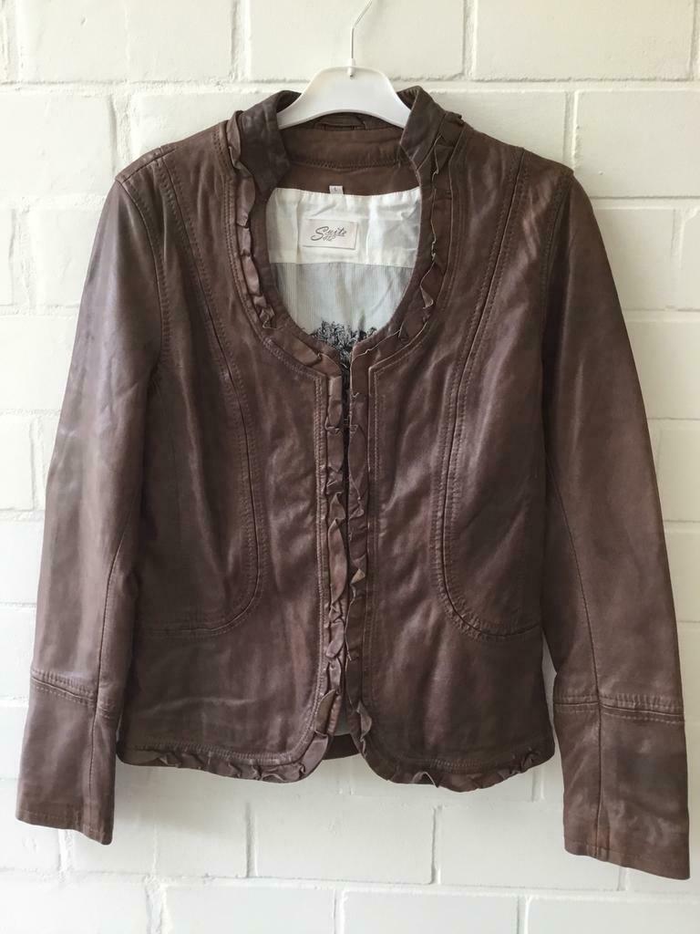 Blouson en cuir vintage OAKWOOD, Taille 38/40 (M), Enlèvement ou Envoi, Comme neuf, Brun