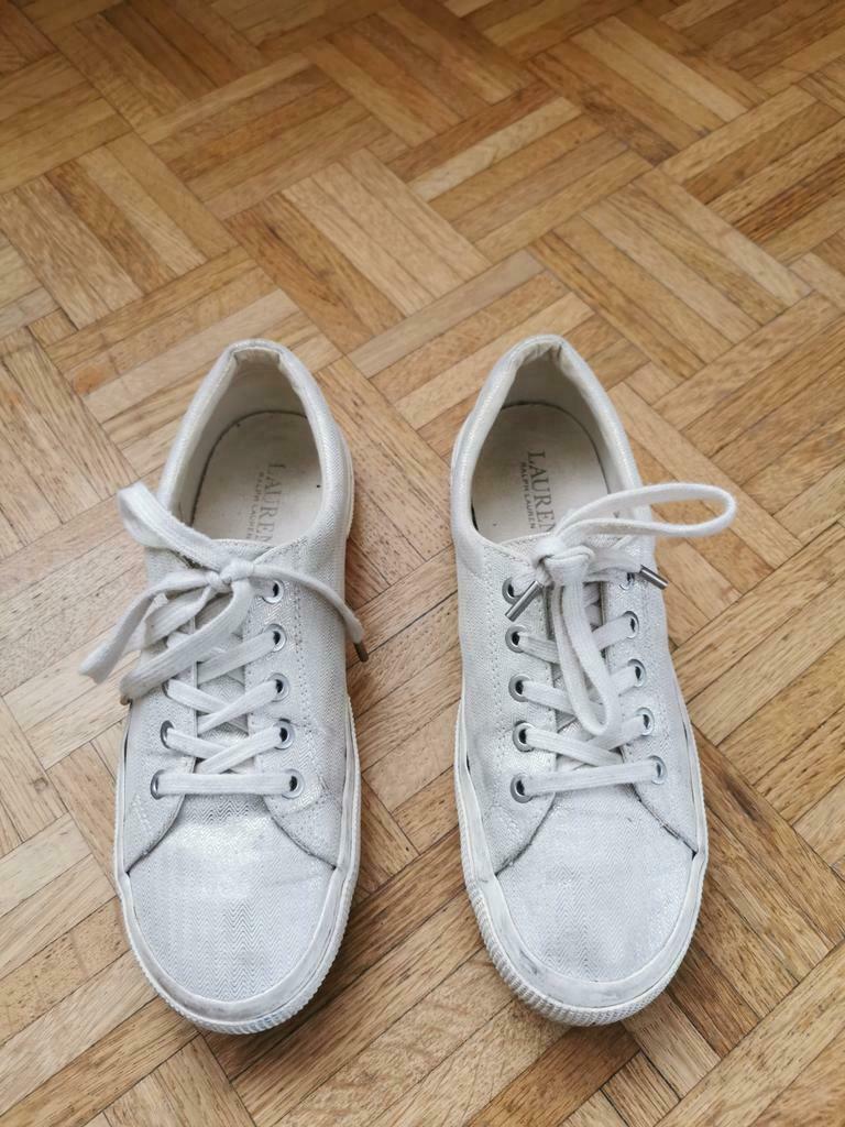 Basket Ralph Lauren, Enlèvement ou Envoi, Comme neuf, Blanc