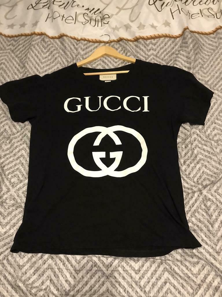 Gucci T-shirt, Kleding | Heren, T-shirts, Ophalen, Maat 48/50 (M), Zwart, Zo goed als nieuw