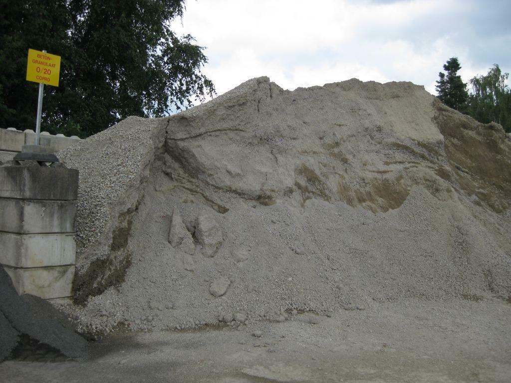 Betongranulaat - betonpuin - gebroken beton 0/20, Overige materialen, Overige typen, Nieuw, Ophalen of Verzenden