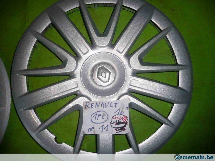 enjoliveur Renault 16" (n°11) - 1pc, Autos : Pièces & Accessoires, Enlèvement ou Envoi, 16 pouces, Utilisé, Jante(s)