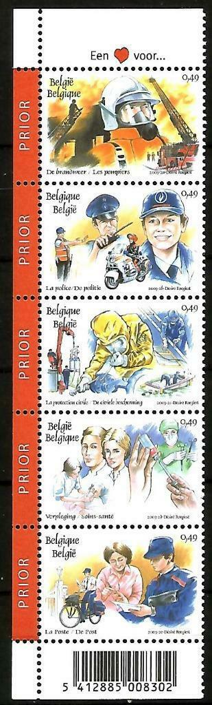 België 2003 Een hart voor... OBP 3150/5**, Postzegels en Munten, Postzegels | Europa | België, Orginele gom, Ophalen of Verzenden