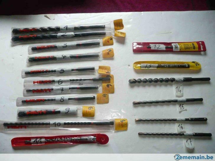 forets sds- hilti -wurth-ruko-guex  diamètre 6 à 16, Doe-het-zelf en Bouw, Ophalen of Verzenden, Nieuw, Boor- en/of Breekhamer