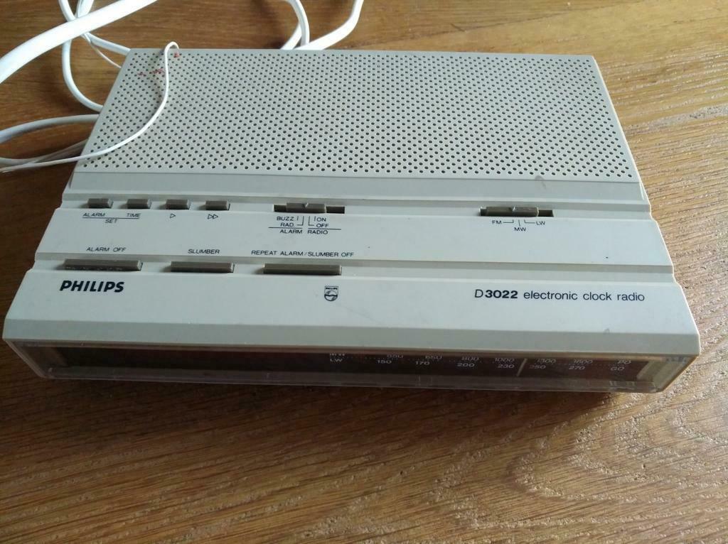 Philips wekkerradio, Ophalen, Gebruikt, Radio