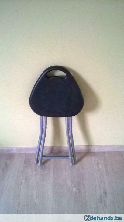 vouwstoel met handgreep, Huis en Inrichting, Stoelen, Ophalen, Gebruikt, Bruin