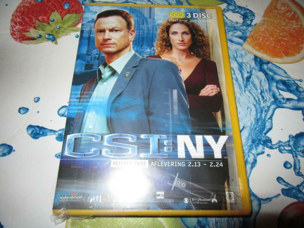 CSI:NY SEIZOEN 2 AFLEVERING 2.13-2.24, Cd's en Dvd's, Dvd's | Tv en Series, Actie en Avontuur, Boxset, Vanaf 12 jaar, Ophalen of Verzenden
