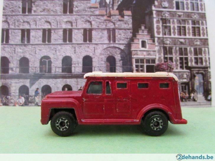 Camion blindé Matchbox, Autres marques, 1:50 ou moins, Voiture, Utilisé