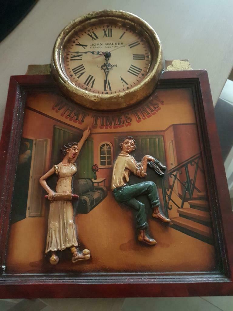 Superbe cadre horloge murale., Ophalen of Verzenden, Wandklok