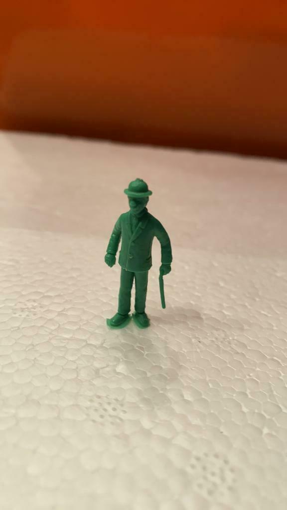 Figurines Stenval Tintin 1971 VERTES, Enlèvement ou Envoi, Tintin, Comme neuf