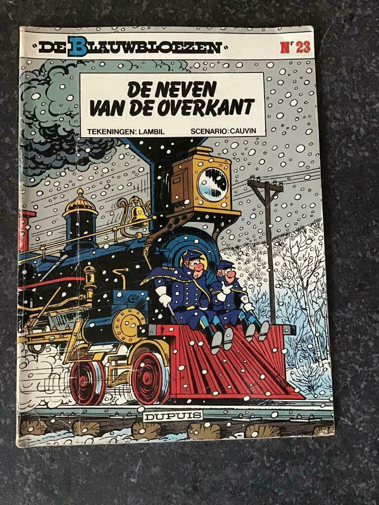 Strip De Blauwbloezen - De neven van de overkant, Eén stripboek, Ophalen, Gelezen