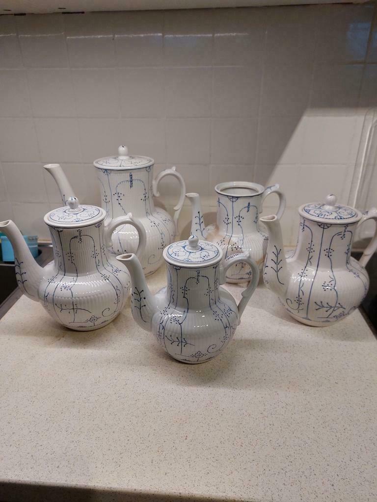 Boch Copenhague koffiepot, Antiquités & Art, Antiquités | Services (vaisselle) complet, Enlèvement ou Envoi