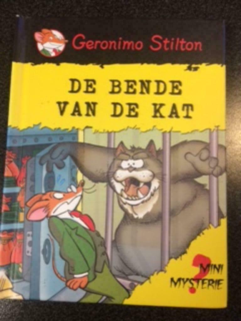 boek Geronimo Stilton zr goede staat De bende van de kat nr4, Geronimo Stilton, Fiction, Comme neuf, Enlèvement