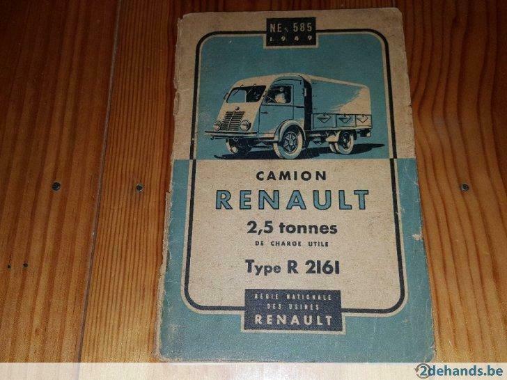 NE 585 1949 Camion Renault 2,5 Ton type R 2161, Ophalen of Verzenden