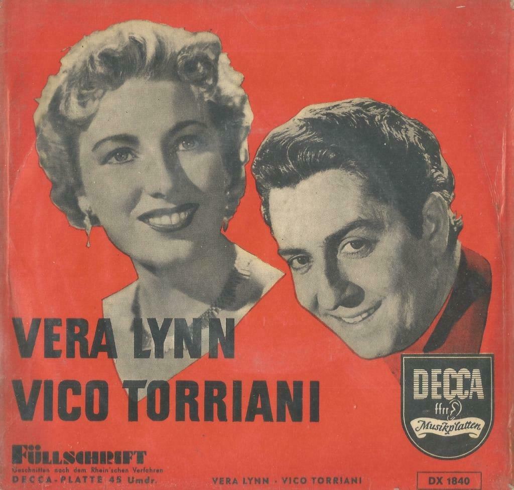Vera Lynn & Vico Torriani – Domani / Thank you + 3 – EP, Gebruikt, 7 inch, Ophalen of Verzenden, Pop
