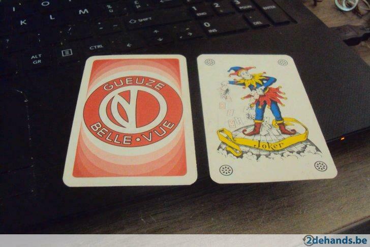 gueuze belle vue joker, Gebruikt, Speelkaart(en)
