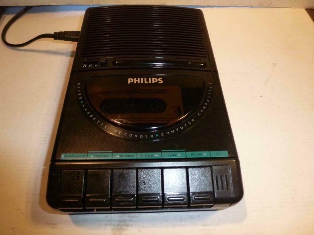 lecteur de K7 magnétophone PHILIPS D6280, TV, Hi-fi & Vidéo, Decks cassettes, Enlèvement ou Envoi, Simple, Philips, Tape counter