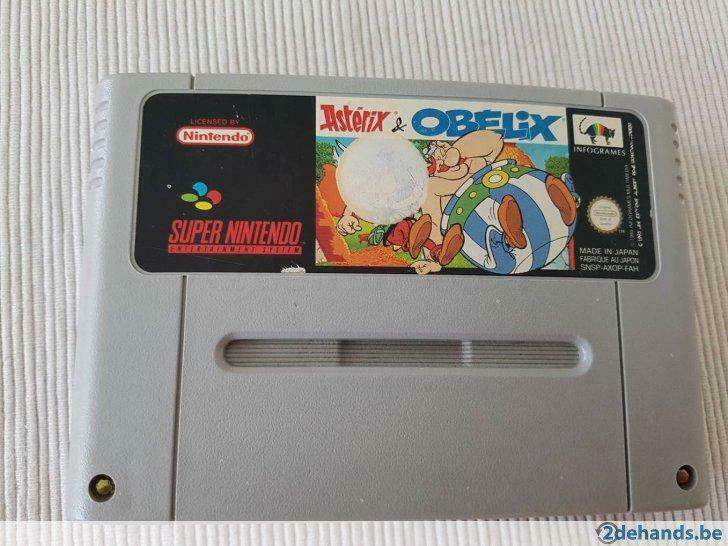Super Nintendo (SNES) asterix & obelix, Ophalen of Verzenden, Gebruikt