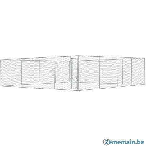 Chenil 8m x 8m = 64m² enclos chien XXL GALVA parc chien, Animaux & Accessoires, Envoi, Neuf