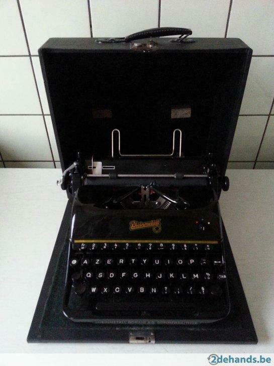 typemachine Rheinmetall, Verzamelen, Ophalen