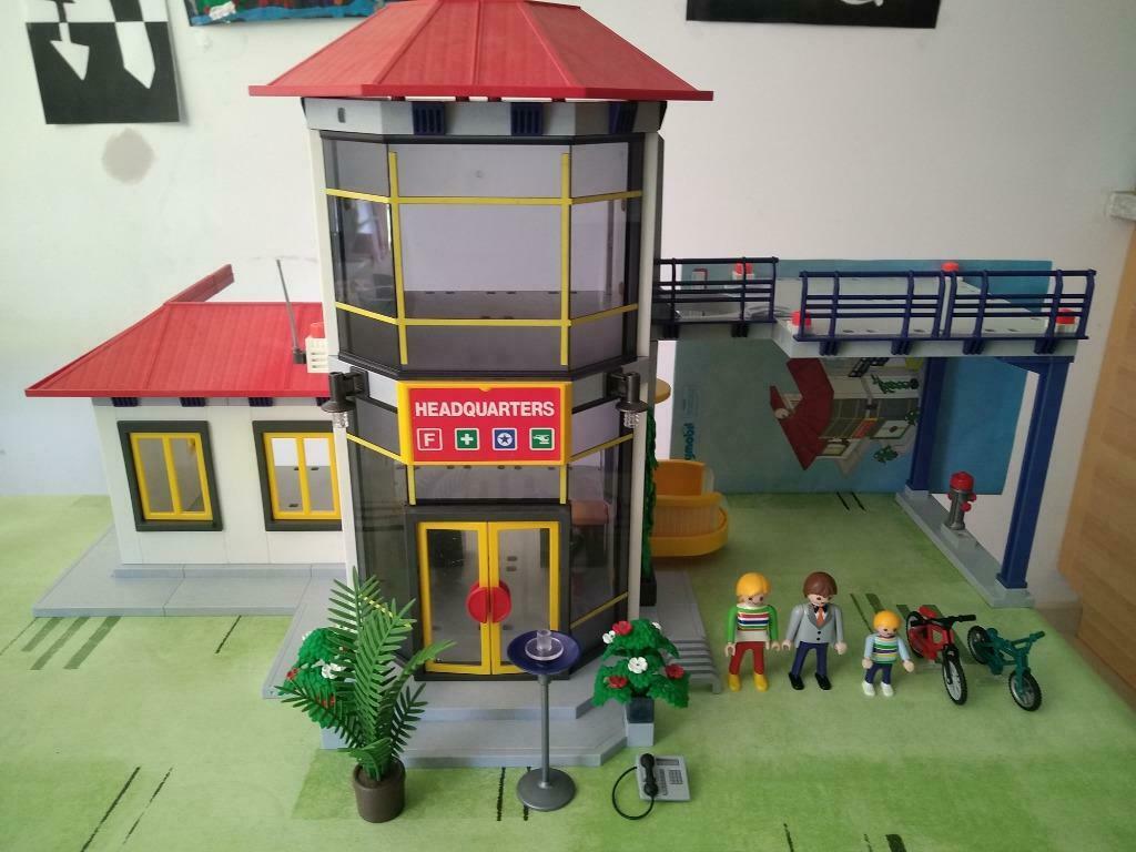 Playmobil 3175 Pompiers/caserne des pompiers avec manuel san, Ophalen of Verzenden, Gebruikt, Complete set