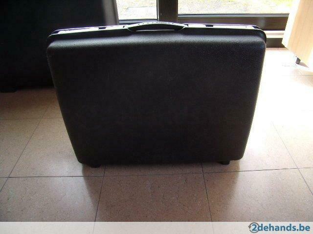 Samsonite hardcover koffer/valies donkergrijs, Ophalen, Gebruikt