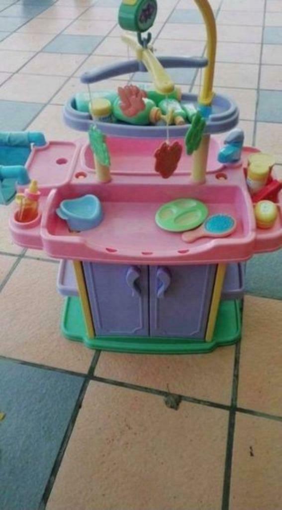 set pour jouer à la poupée avec accessoires, Enfants & Bébés, Enlèvement, Utilisé, Autres types