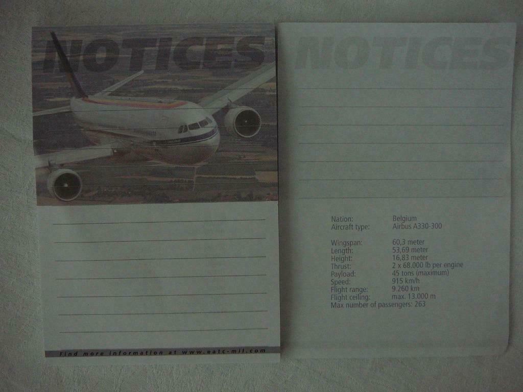 ordinateur portable Airbus A330-300, Collections, Aviation, Envoi, Comme neuf, Autres types